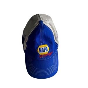 NAPA Racing Hendrick Motorsports Trucker Hat Cap NASCAR‎ Adjustable Mesh Blue